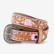 Ariat Girls Floral Tooled Belt