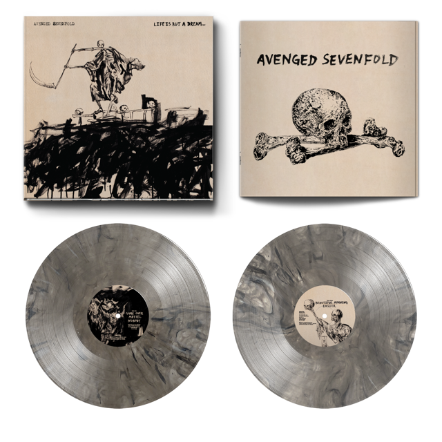 Avenged Sevenfold 'Life Is But A Dream...' Deluxe Marble Smoke - Vinyl Record