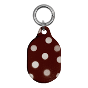 Mocha Polka Dot AirTag Case