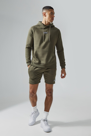 Man Active Gym Training Hoodie & Short Set | boohooMAN USA