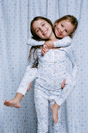 Kids Starry Nights Lattice Pajamas