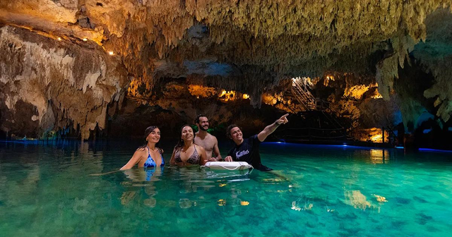 Cenote Cave & Yal Ku Lagoon Tour