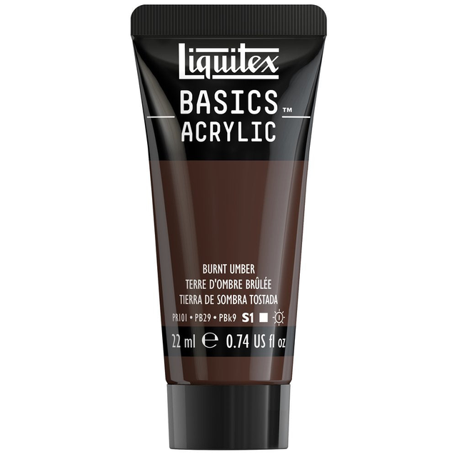 Basics Acrylic Color - Burnt Umber