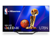 Hisense 65" QLED Mini LED 4K UHD HDR10+ Dolby Vision 144Hz Google Smart TV (65U78N) | Téléviseur intelligent QLED à mini DEL de Hisense UHD 4K de 65 po à 144 Hz avec HDR10+, Dolby VisionMC et Google TVMC (65U78N)
