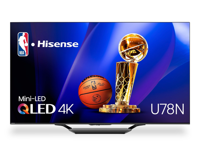 Hisense 65" QLED Mini LED 4K UHD HDR10+ Dolby Vision 144Hz Google Smart TV (65U78N) | Téléviseur intelligent QLED à mini DEL de Hisense UHD 4K de 65 po à 144 Hz avec HDR10+, Dolby VisionMC et Google TVMC (65U78N)