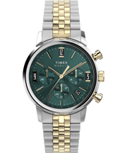 Marlin® Chronograph Tachymeter 40mm Stainless Steel Bracelet Watch 