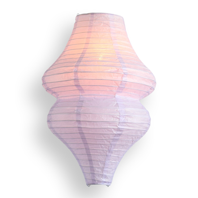 Lavender Beehive Unique Shaped Paper Lantern, 10-inch x 14-inch