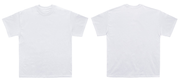 Blank T Shirt color white template front and back view on white...