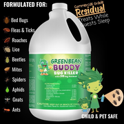 Strongest Bed Bug Killer with Residual Prevention, 1 Gallon Green Bean Buddy