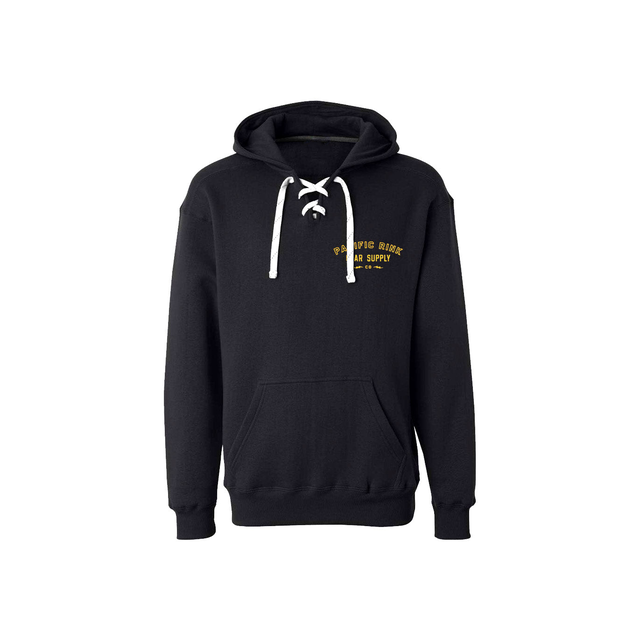 Worldwide Pond Hockey Club Lace Up Hoodie | Black