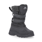 Trespass Kids Waterproof Snow Boots Strachan II Black 28