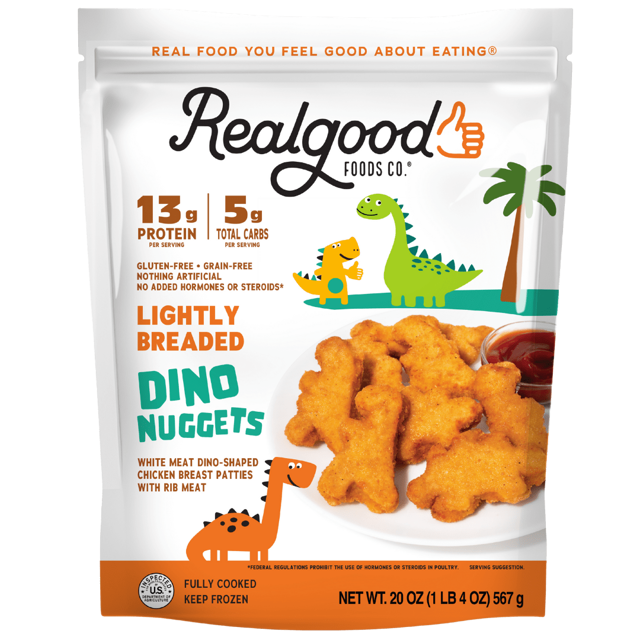 Lightly Breaded Dino Chicken Nuggets