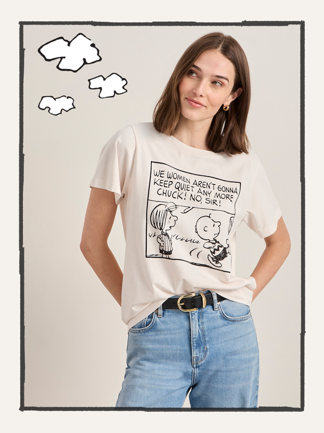 Sanctuary x PEANUTS 75th Anniversary Aren't Gonna Keep Quiet Tee