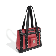 Black and Pink Bubbly Sparkle Weekender Tote Medium