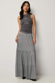 Tiered Maxi Skirt