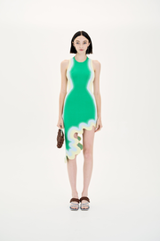 LOTUS SIGNATURE WAVY DRESS WITH OPEN BACK