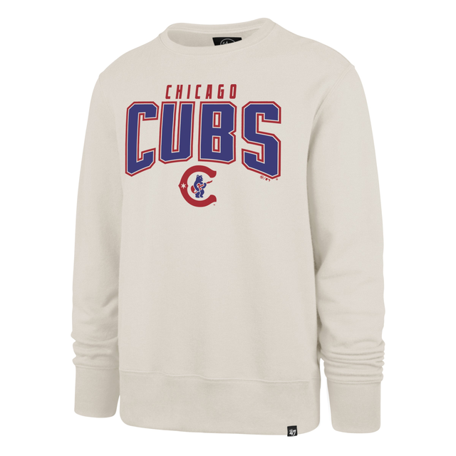 Chicago Cubs Blues Alt City Mark Sandstone Unisex Crew by '47 Brand