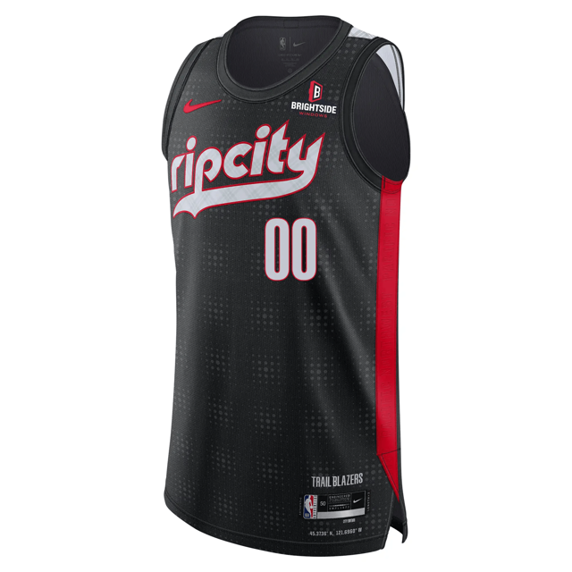 Nike Custom NBA Authentic Peak Plaid 24-25 City Edition Jersey
