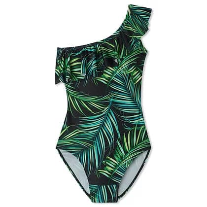 Period Swimwear One Shoulder | Sage
