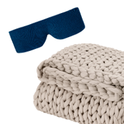 Ocean Queen Weighted Blanket + Terraclay Sleep Mask