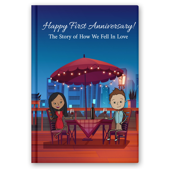 "Why I Love You" Personalized First Anniversary Love Book | Gift for First Paper Anniversary