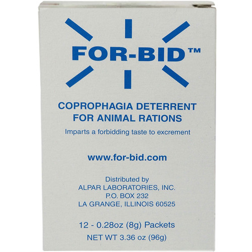 FOR-BID Stool-eating Preventative (12 packets) of Forbid