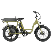 Pedal Brewer Electric Cruiser Bike Green 560Wh