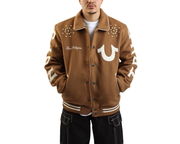 TRUE RELIGION Studded Wool Varsity Jacket 108477-2213 - Karmaloop