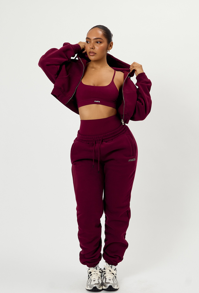 Staple Jogger - Burgundy