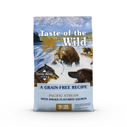 Taste of the Wild Pacific Stream Grain-Free with Smoke-Flavored Salmon Dry Dog Food, 28 lbs.