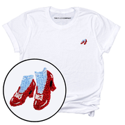 Ruby Slippers Embroidery Detail T-Shirt