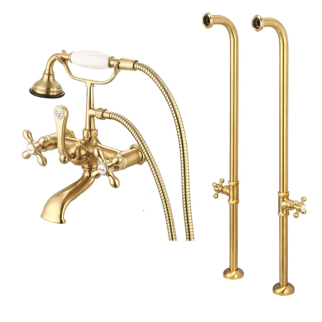 Freestanding Clawfoot Tub Faucet with Handshower