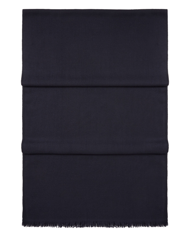 Women's Pashmina Cashmere Stole Navy Blue