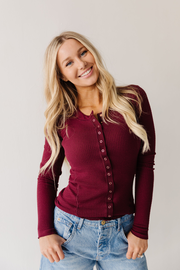 FREE PEOPLE GOING PLACES CARDI IN ACAI