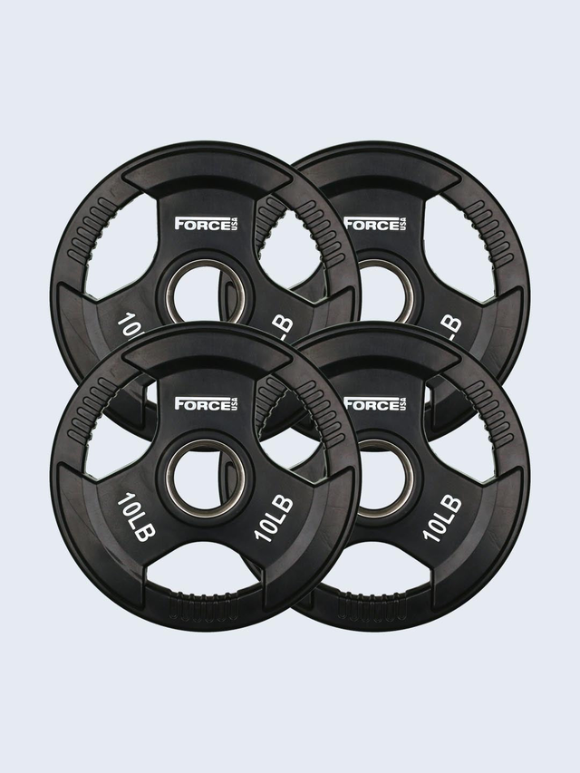 Force USA Color Rubber Coated Olympic Weight Plates - LB