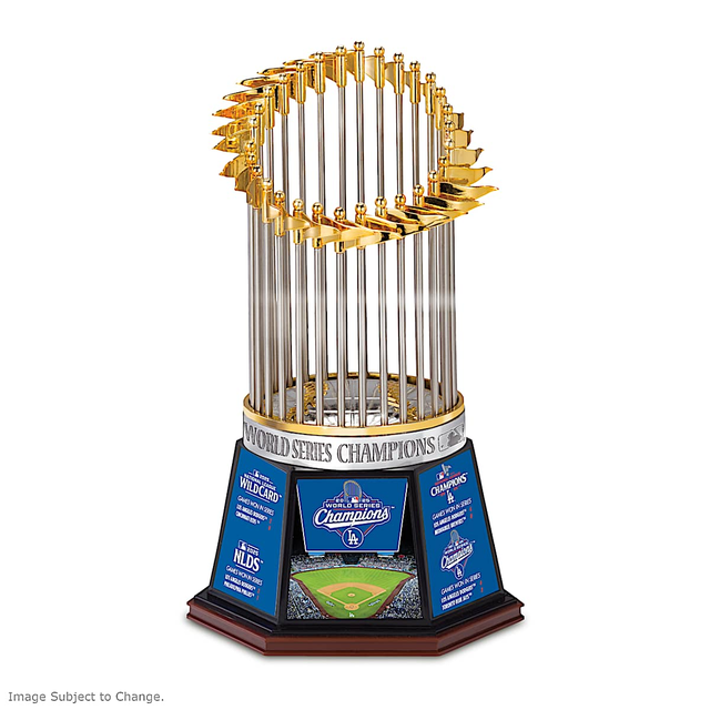 Dodgers 2024 World Series Champions Commemorative Trophy