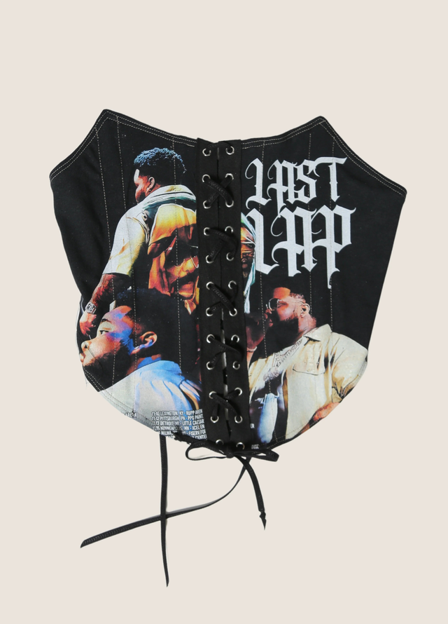 custom Rod Wave all lace up corset