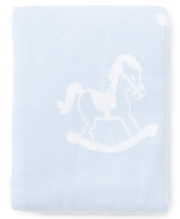 Blue Rocker Knit Novelty Blanket