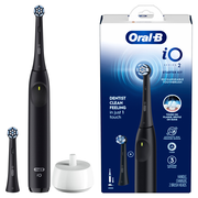 iO Series 2 Rechargeable Electric Toothbrush Starter Kit, Night Black