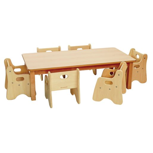 Environments® Infant/Toddler Rectangle Table & Chairs 48"L x 24W x 14"H
