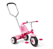 Deluxe Steer & Stroll Trike Pink