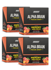 Alpha BRAIN® Focus Shot - Peach (2.5 fl oz, 24 ct)