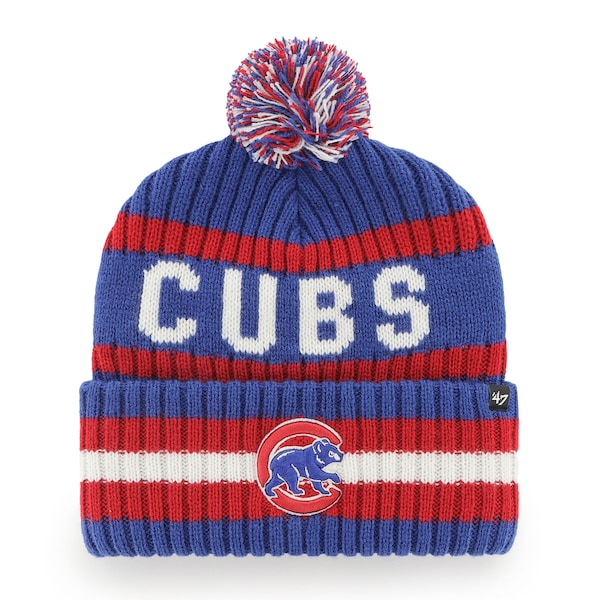 Men's Chicago Cubs '47 Royal Bering Cuffed Knit Hat with Pom