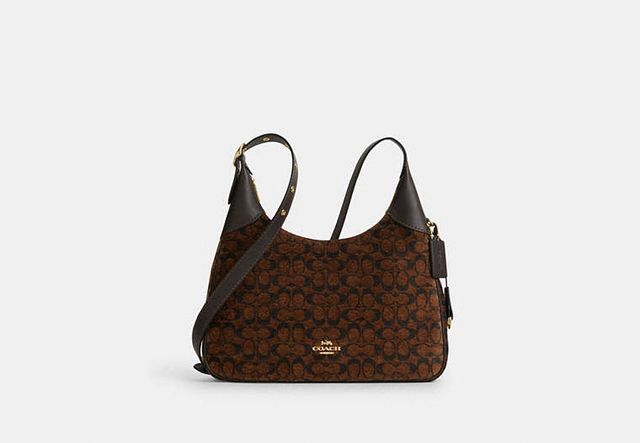 Ella Shoulder Bag In Signature Chenille