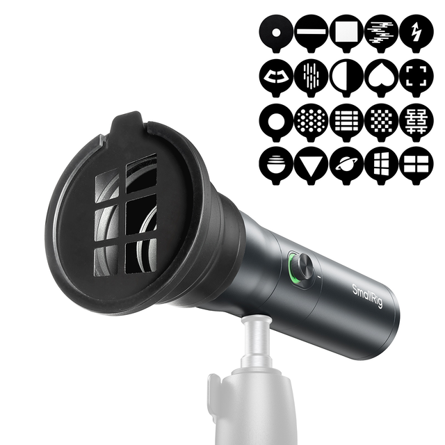 SmallRig RGB LED Photography Light - 7500mAh, 4 Colors & 20 Filters