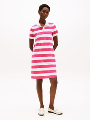 Rugby Stripe Polo Dress