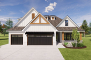 Plan 421570CHD: Two-Story New American House Plan with Flex Room - 2527 Sq Ft