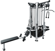 French Fitness FFS Silver 4 Stack Multi Jungle Gym (New)