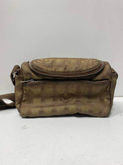 Chanel Green Cloth Crossbody Bag