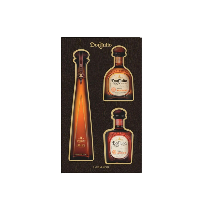 Don Julio Tequila Holiday Gift Set 3 x 375 mL